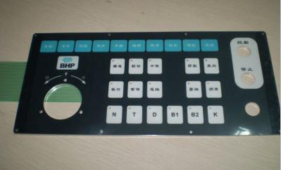 Interruptor de membrana impermeável do teclado da abóbada do metal para o controle industrial, Poeira-Prova