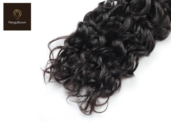 No Shedding Brazilian Water Wave Bundles , 45.72cm 18 Inch Human Hair Bundles