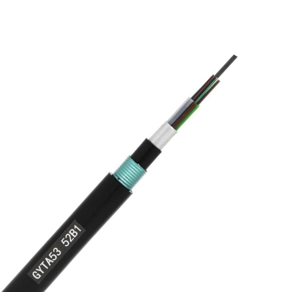 2-144 Cores GYTA53 Singlemode Outdoor Underground Directly Burried Armored Fiber Optic Cable