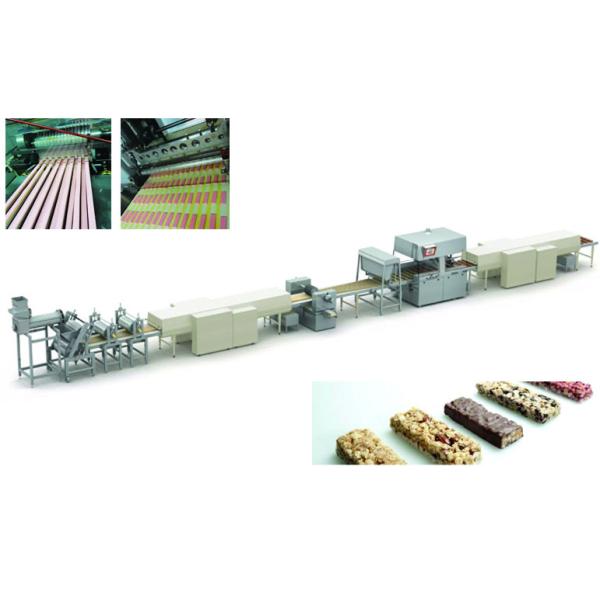 Tahini Peanut Candy Bar Papa Mini Cereal Bar Forming Machine Line 304 SS