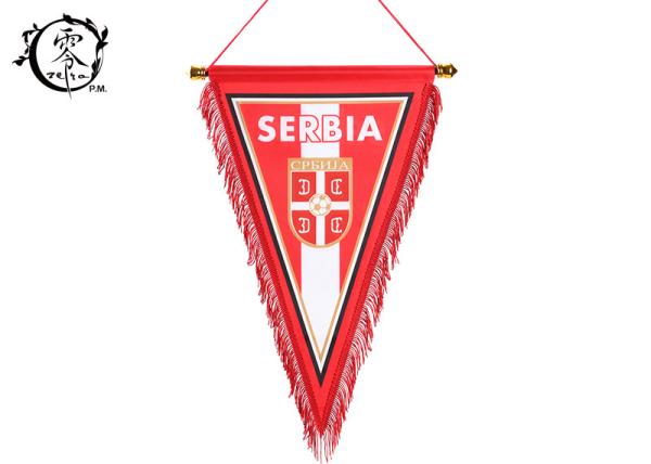 Serbia World Cup Country Flag Banner Sublimation Printed Serbia National Team