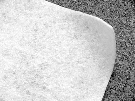 Chemical Resistant Polyester Nonwoven Geotextile Custom Size For Engineering Protection