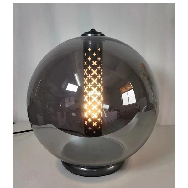 Modern Simple Nordic Villa Living Room Bedroom Bedside Light Mushroom Glass Desk Table Lamp