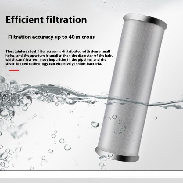 Filtro de agua de acero inoxidable 304 para uso industrial y comercial