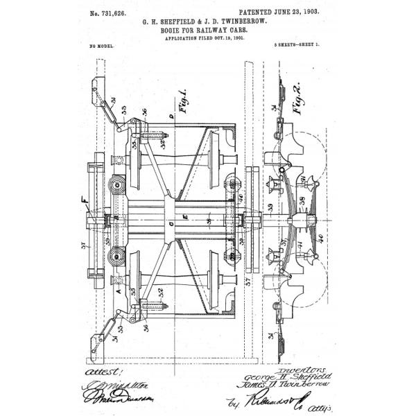 Locomotive Scheffel Bolster Railway Bogie Parts