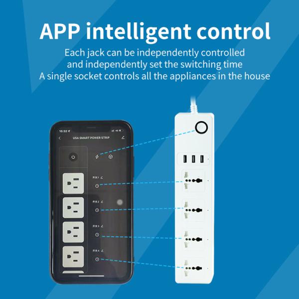 da automatização atual do Smart Home do soquete de lâmpada de 10A soquete exterior de Zigbee Tuya Wifi