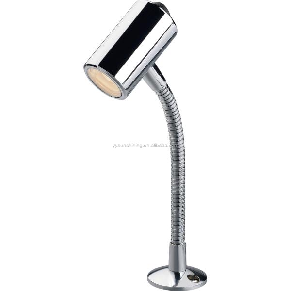 Bedroom Bedside Desk Lamp Adjustable Jewelry Led Cabinet Spotlight with ON/OFF SWITCH