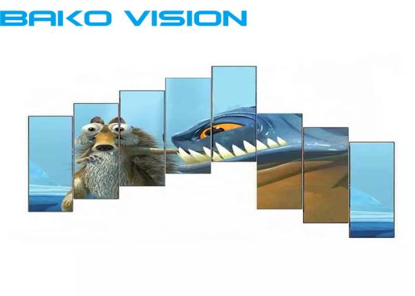 Super Bright Advertising LED Display , Indoor Shop Window LED Mirror LED Screen