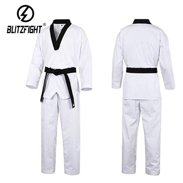 Customizable 100 Cotton Taekwondo Uniform Antibacteria Taekwondo Clothes