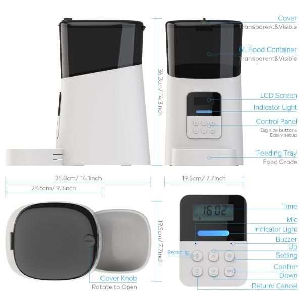 Innovative Smart Animal Feeding Station For All Season Timing / Remote Feeding