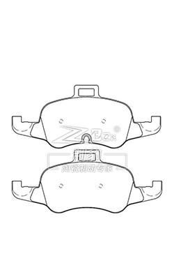 Audi A4L Audi Brake Pad Replacement D1876 , 8S0698151 Front Ceramic Pads