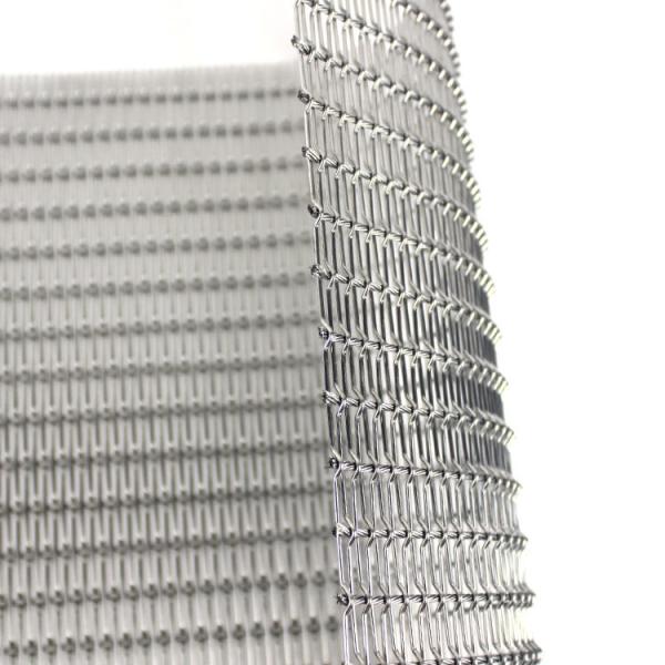 Diamond Hole Decorative Wire Expanded Wire Curtain Mesh Customized Size