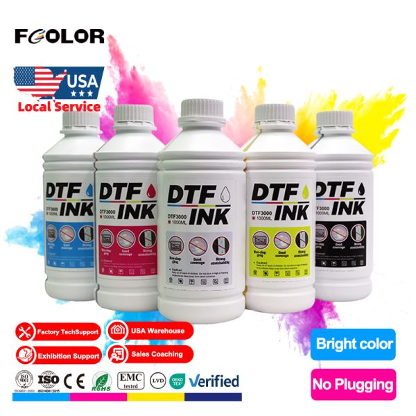 FCOLOR Professional Dtf Pigment Ink Manufacturer High Quality DTF Ink for T-shirt Digital Transfer Printing