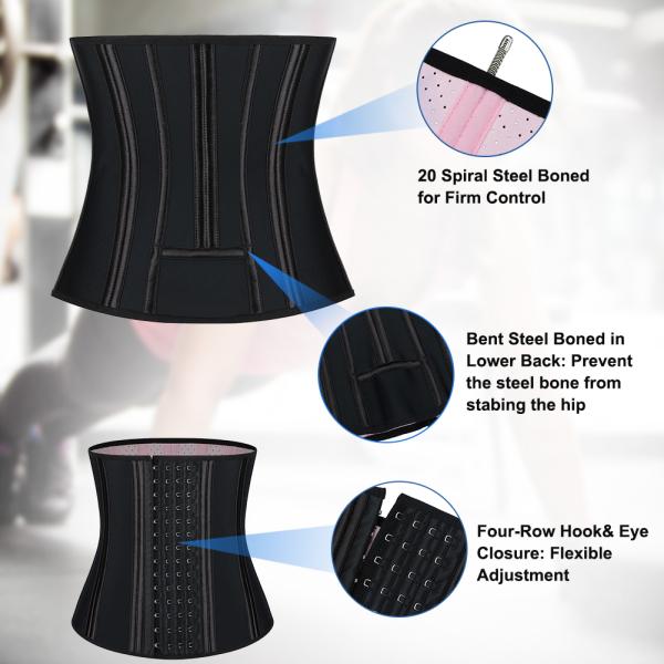 Укрепляющие талию 100% латекс 20 стальной кости послеродовой формы тела одежда для женщин тренажер талии