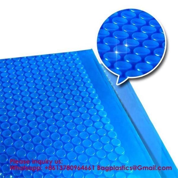 Bubble Foam Automatic Swimming Pool Solar Cover Bubble Swimming Pool Cover UV-Resistant Anti-Dust Solar Pool Cover For Seimming Pools Pool Blanket Above Ground Swimming Pool Solar Thermal Covers