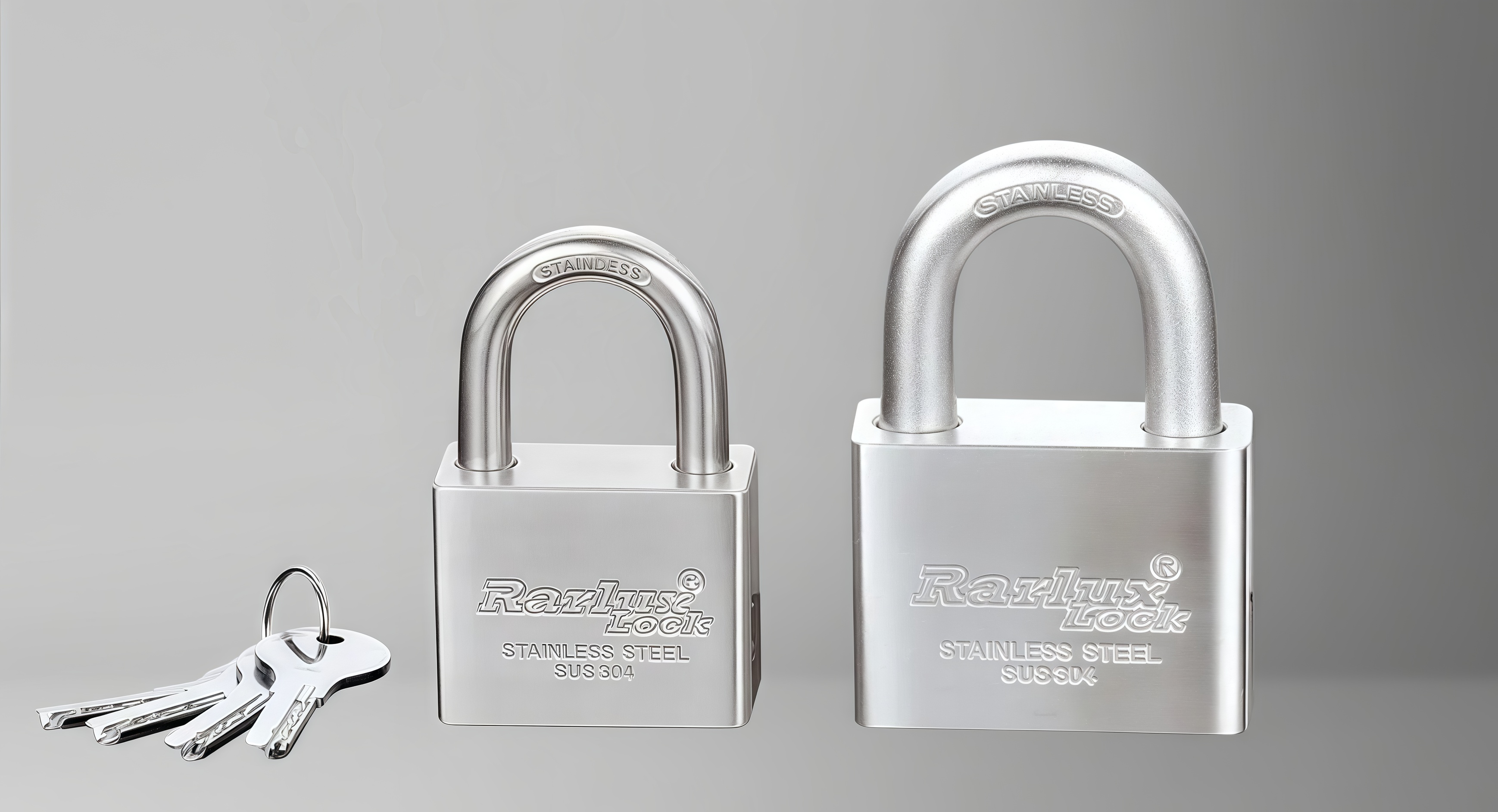 Rarlux Best Design Anti-theft Padlock Eco-Friendly Fine Workmanship Stainless Steel Square Type Padlock