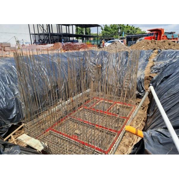 Ceinture anti-eau pour la construction en béton largeur 230 mm Matériau en caoutchouc noir et PVC