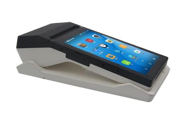 8G EMMC Storage 7'' IPS HD Display Portable POS Payment Kiosk A7 with 80mm Built-in Thermal Printer