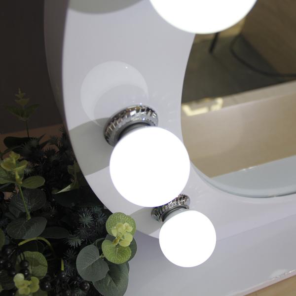 Lampe à LED haute puissance G60 Hollywood miroir pour le maquillage LED rond de table de luxe moderne
