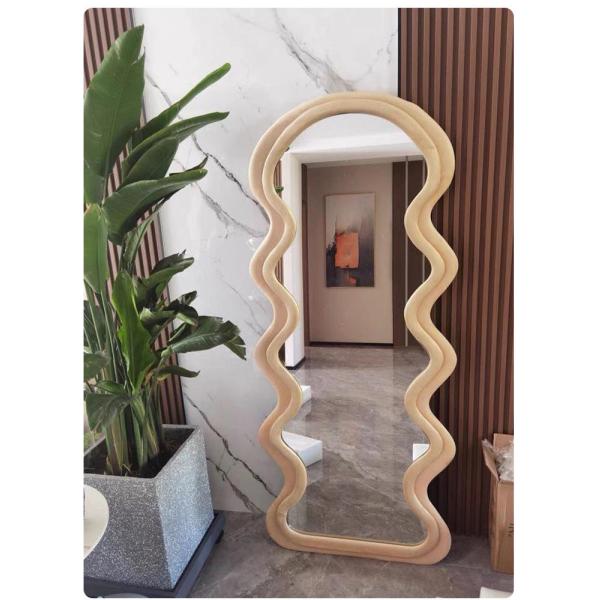 Salon Decorative Full Length Mirror 70 Inch Bedroom Hanging ODM