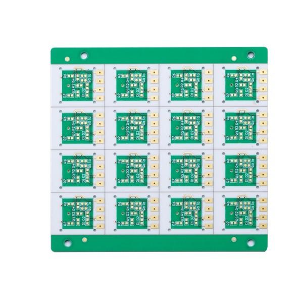 Fr4 High TG Ceramic Pcb Green Circuit Board Immersion Gold 0.4mm