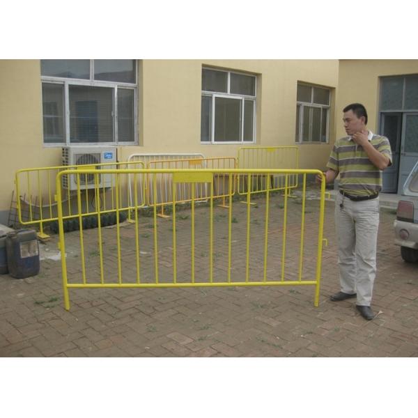 RP Safety Removable Metal Pedestrian Barriers , Steel Road Safety Barricades