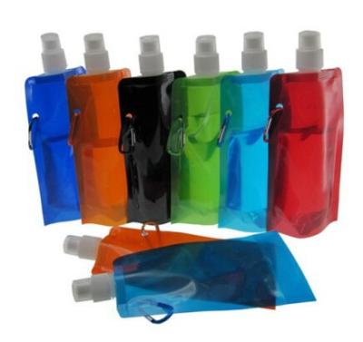 BPA 480ml Eco-friendly Folding water bottle foldable Water Bottle Plastic Water Bottle