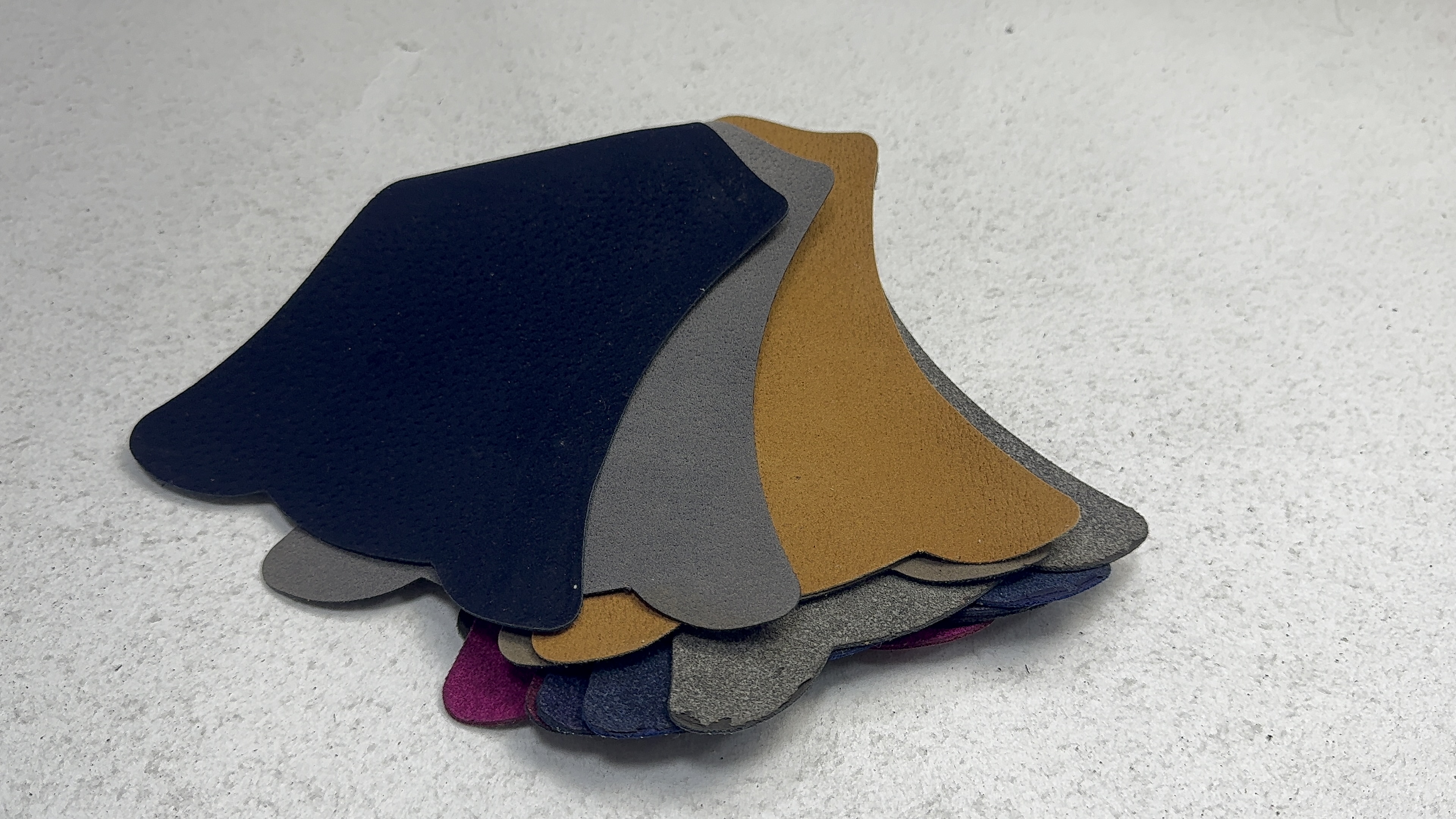 High-Quality Durable Synthetic PU Leather Double-Faced Suede Faux Leather for Shoe Lining Material