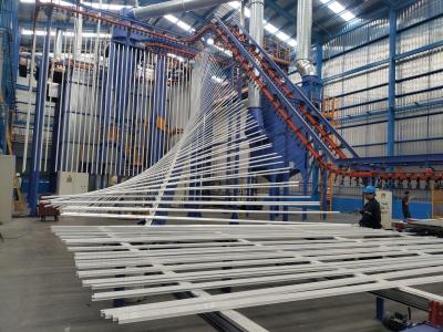 Linha de revestimento compacta aquecimento do pó de gás de revestimento da cor