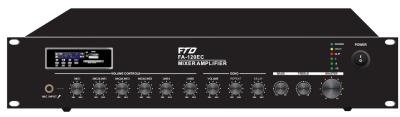 OEM RoHS PA System Amplifiers 120W Amp Versatile Connections For Hotel BGM