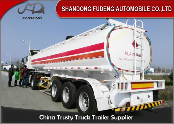3 axles fuel tanker trailer 40000 liters fuel Tanker trailer gasoline transport truck trailer
