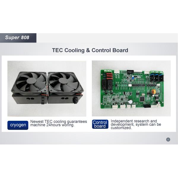 Высокомощная диодная лазерная машина Выходная мощность 600 Вт Температура воды 30 ° C Салонный эпилятор