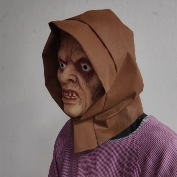 Breathable and Comfortable Latex Creepy Mask One Size Fit Most for Spooky Entertainment