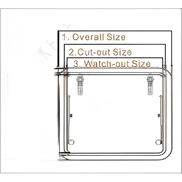 Rectangular Aluminum Marine Deck Hatches Boat Skylight Wear Resistance Custom Size