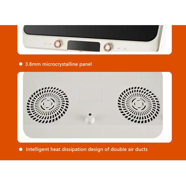 Бытовая 2000 Вт электрическая индукционная плитка с сенсорными кнопками и керамической стеклянной пластиной