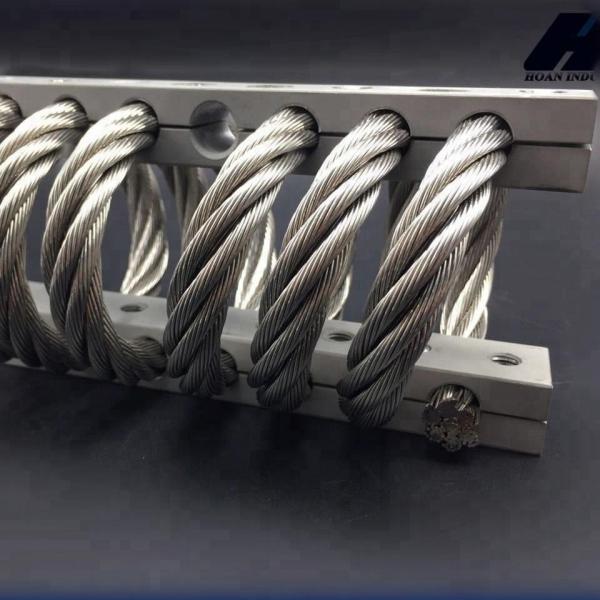Instalação anti-vibração do isolador de corda de arame elétrico