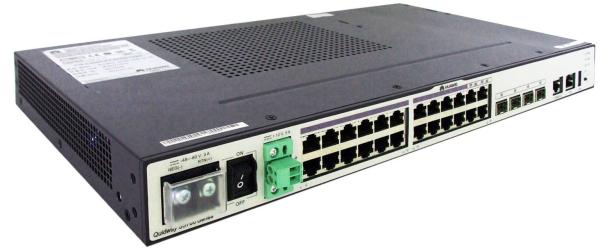 Comutador industrial de alta capacidade S5700-24TP-SI-DC com capacidade de 56 Gb/s e 24 portas