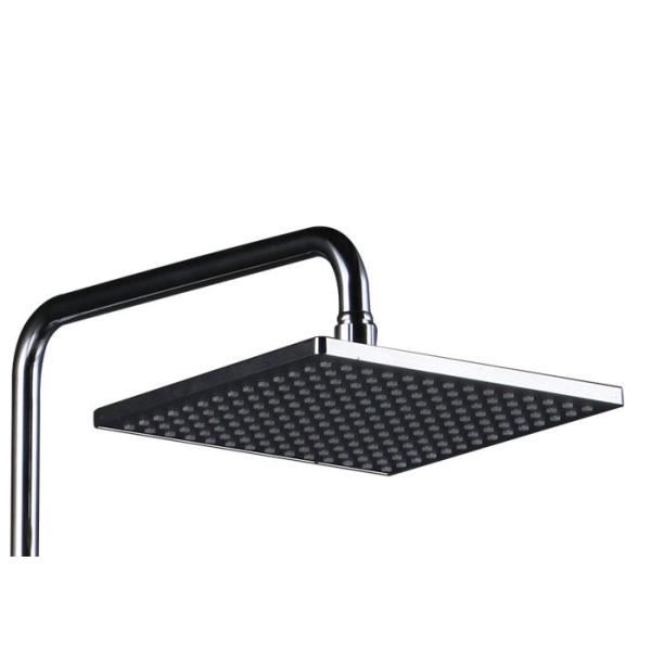 Waterproof Bathroom Shower Panels Faucet Chrome Cube Shower Head Wall Mount