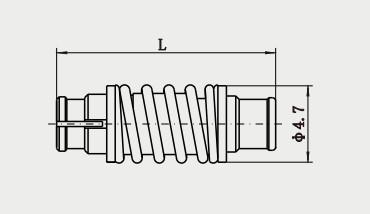 SMP Female To Female Bullet Spring Loaded Straight RF Adapter Connector