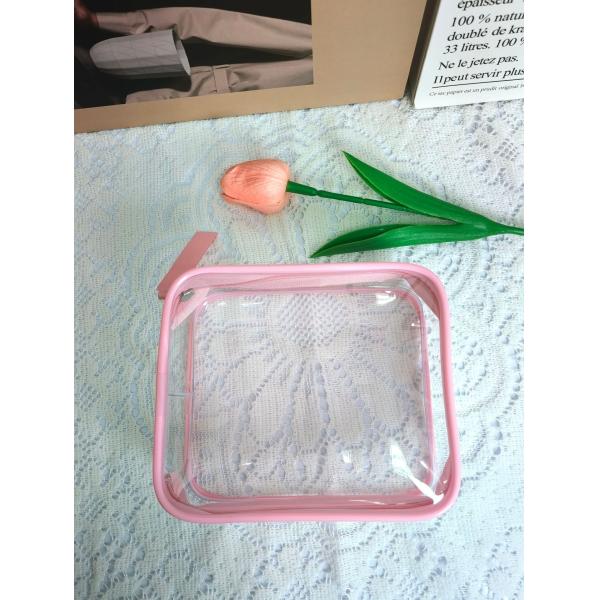 Promotion Sale Fashion Style Waterproof Clear Makeup Bag for Your Cosmetic Collection