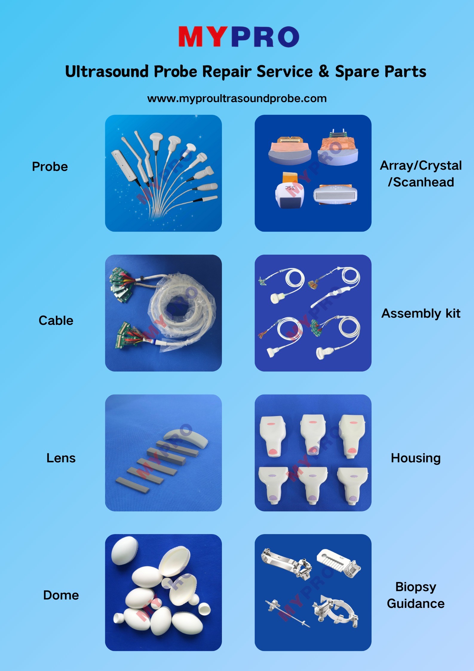 Compatible Ultrasound Hitachi EUP-C715 Convex Probe Noblus Hivision 900 EUB-7000HV Ultrasound Probe Replacement And Repair