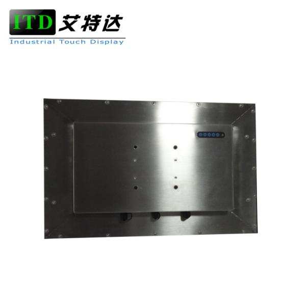 Outdoor Sunlight Readable Monitor 24 Inch Stainless Steel Display 50000 Hours MTBF