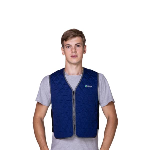 Método de tejido de punto Medio ambiente caliente Evaporación del agua Vestido de enfriamiento para uso al aire libre