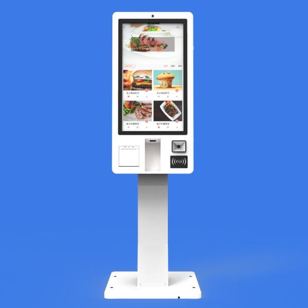 24" pos self service payment kiosk machine digital restaurant menu display