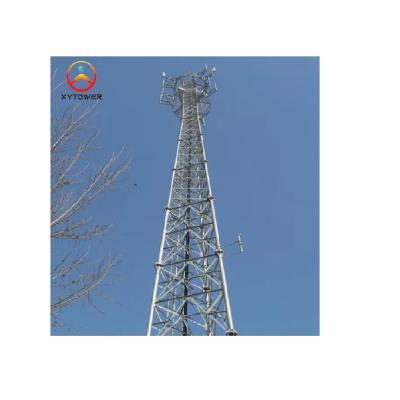 25 Meter Steel Pipe Lattice Self Supporting Communication Internet Service Provider 5G Towers