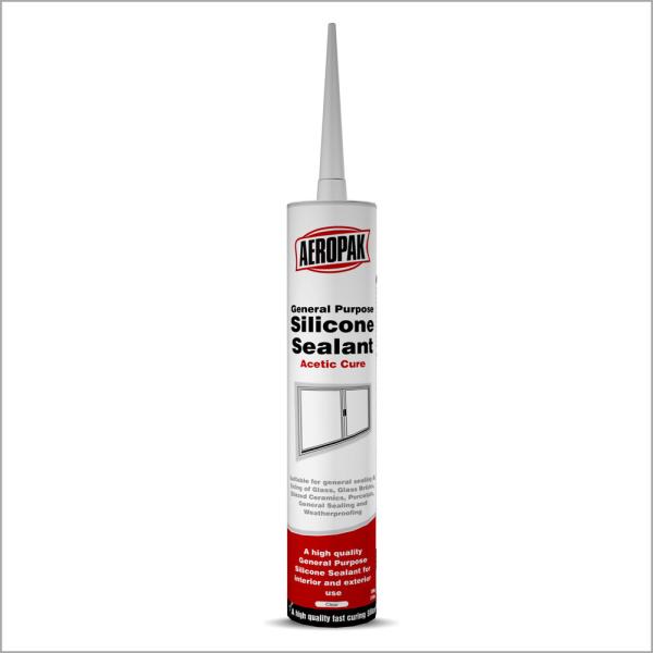 Do vedador acrílico claro do silicone da base da água de AEROPAK colagem acrílica do vidro do aferidor