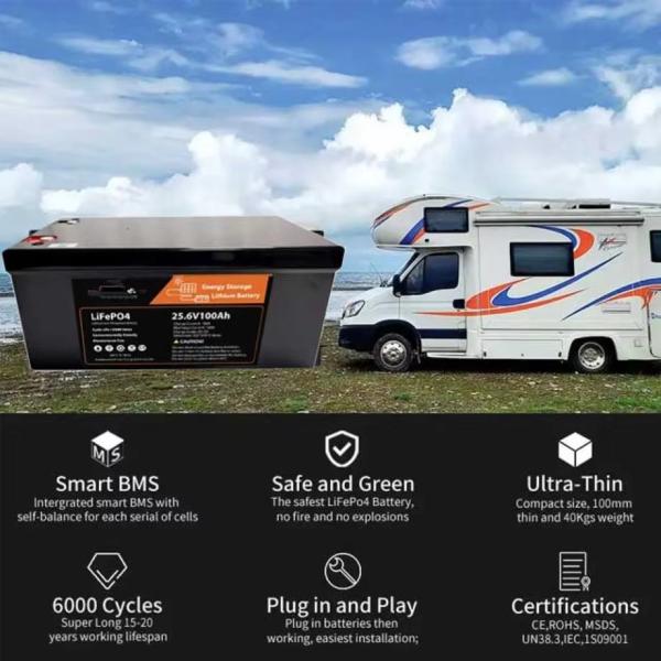 Торговая корзина для гольфа LiFePO4 Литийные аккумуляторы LiFePo4 100Ah 200ah 48V для бас-лодки