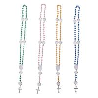 Custom Rosary Necklace Jewellery Blanks Sublimation Blank Rosary Beads Necklace