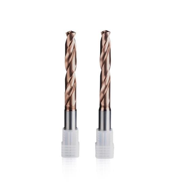 Inner Coolant Hole Carbide Drill Insight Cutting Tools DIN 3XD Step Drill For Stainless Steel