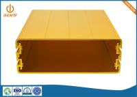 Protuberancia de aluminio anodizada de oro que procesa recinto electrónico
